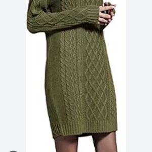 Iz Byer Dark Green Knit Sweater